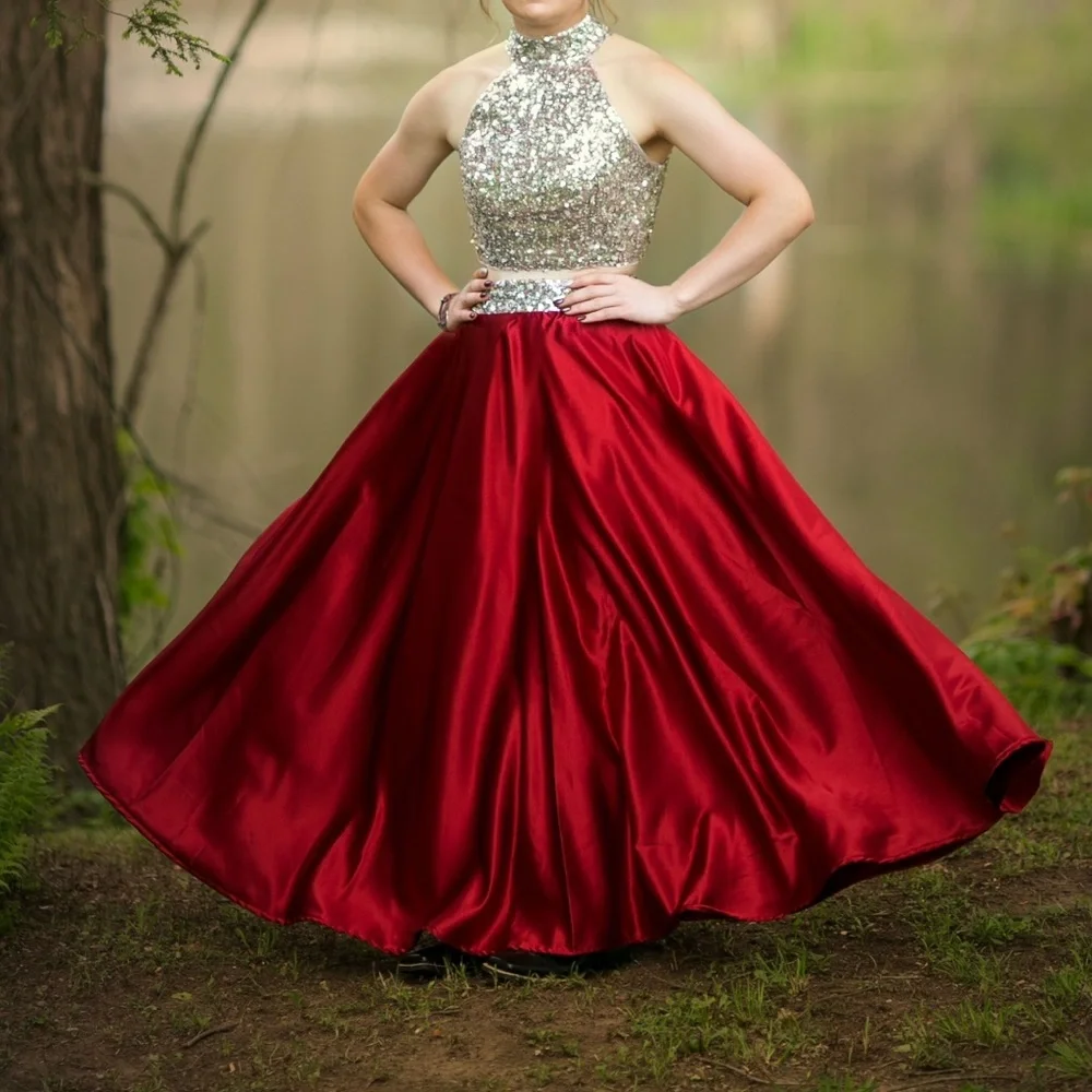 Red Prom Dress - Picture 1 of 3